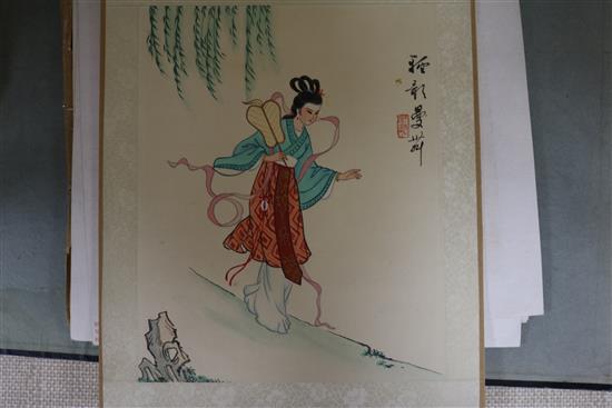 A folio of Japanese prints